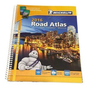 Michelin 2016 Road Atlas USA Canada Mexico